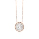Colgante de oro de 18 Kt con diamantes de 0,46 a 0,68 ct
