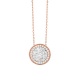 Colgante de oro de 18 Kt con diamantes de 0,46 a 0,68 ct