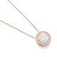 Colgante de oro de 18 Kt con diamantes de 0,46 a 0,68 ct