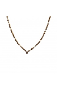 Collar de oro amarillo de 18 Kt con diamantes talla esmeralda de 29,50 ct