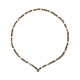 Collar de oro amarillo de 18 Kt con diamantes talla esmeralda de 29,50 ct
