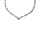 Collar de oro amarillo de 18 Kt con diamantes talla esmeralda de 29,50 ct