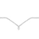 Collar de oro blanco de 18 Kt con diamantes talla marquesa de 23,70 ct