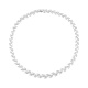 Collar de oro blanco de 18 Kt con diamantes talla marquesa de 28,59 ct