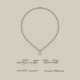 Collar de oro blanco de 18 Kt con diamantes talla pera de 32,10 ct