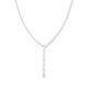 Collar de oro blanco de 18 Kt con diamantes talla pera de 21,35 ct