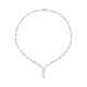 Collar de oro blanco de 18 Kt con diamantes de 21,00 ct