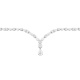 Collar de oro blanco de 18 Kt con diamantes de 21,00 ct