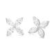 Pendientes de oro blanco de 18 Kt con diamantes talla marquesa de 2,65 ct