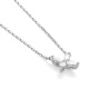 Colgante de oro blanco de 18 Kt con diamantes talla marquesa de 0,18 a 0,95 ct