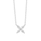 Colgante de oro blanco de 18 Kt con diamantes talla marquesa de 0,18 a 0,95 ct