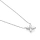 Colgante de oro blanco de 18 Kt con diamantes talla marquesa de 0,18 a 0,95 ct