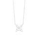 Colgante de oro blanco de 18 Kt con diamantes talla marquesa de 0,18 a 0,95 ct