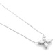 Colgante de oro blanco de 18 Kt con diamantes talla marquesa de 0,18 a 0,95 ct