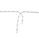 Collar de oro blanco de 18 Kt con diamantes talla marquesa de 12,85 ct