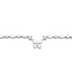 Collar de oro blanco de 18 Kt con diamantes talla marquesa de 13,72 ct