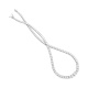 Collar Rivière de oro blanco de 18 Kt con diamantes de 22,00 ct