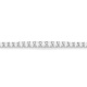 Collar Rivière de oro blanco de 18 Kt con diamantes de 24,45 ct