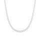 Collar Rivière de oro blanco de 18 Kt con diamantes de 24,45 ct