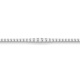 Collar Rivière de oro blanco de 18 Kt con diamantes de 28,50 ct