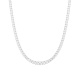Collar Rivière de oro blanco de 18 Kt con diamantes de 28,50 ct