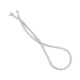 Collar Rivière de oro blanco de 18 Kt con diamantes de 21,00 ct