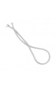 Collar Rivière de oro blanco de 18 Kt con diamantes de 21,00 ct