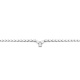 Collar de oro blanco de 18 Kt con diamantes talla pera de 13,49 ct