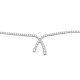 Collar de oro blanco de 18 Kt con diamantes de 21,50 ct