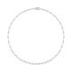 Collar de oro blanco de 18 Kt con diamantes talla marquesa de 12,55 ct