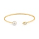Esclava de oro amarillo de 18 Kt con diamantes de 0,32 ct