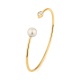 Esclava de oro amarillo de 18 Kt con diamantes de 0,32 ct
