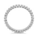 Anillo Alianza de oro blanco de 18 Kt con diamantes de 0,50 a 4,25 ct