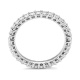 Anillo Alianza de oro blanco de 18 Kt con diamantes de 0,50 a 4,25 ct