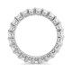 Anillo Alianza de oro blanco de 18 Kt con diamantes de 0,50 a 4,25 ct