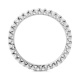 Anillo Alianza de oro blanco de 18 Kt con diamantes de 0,50 a 4,00 ct