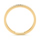 Anillo Media alianza de oro amarillo de 18 Kt con diamantes de 0,13 a 0,54 ct