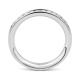Anillo Alianza de oro blanco de 18 Kt con diamantes de 0,50 a 4,15 ct