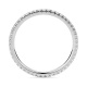 Anillo Alianza de oro blanco de 18 Kt con diamantes de 0,35 a 2,10 ct