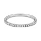 Anillo Alianza de oro blanco de 18 Kt con diamantes de 0,35 a 2,10 ct
