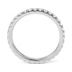 Anillo Alianza de oro blanco de 18 Kt con diamantes de 0,35 a 2,10 ct