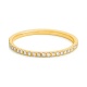 Anillo Media alianza de oro amarillo de 18 Kt con diamantes de 0,12 a 0,84 ct