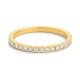 Anillo Alianza de oro amarillo de 18 Kt con diamantes de 0,45 a 1,65 ct
