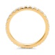 Anillo Alianza de oro amarillo de 18 Kt con diamantes de 0,45 a 1,65 ct