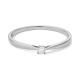 Anillo Solitario de oro blanco de 18 Kt con diamante de 0,05 a 1,00 ct