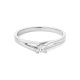 Anillo Solitario de oro blanco de 18 Kt con diamante de 0,10 a 0,73 ct