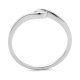 Anillo Solitario de oro blanco de 18 Kt con diamante de 0,05 a 0,73 ct