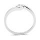 Anillo Solitario de oro blanco de 18 Kt con diamante de 0,05 a 0,73 ct