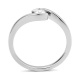 Anillo Solitario de oro blanco de 18 Kt con diamante de 0,05 a 0,73 ct