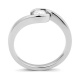Anillo Solitario de oro blanco de 18 Kt con diamante de 0,05 a 0,73 ct